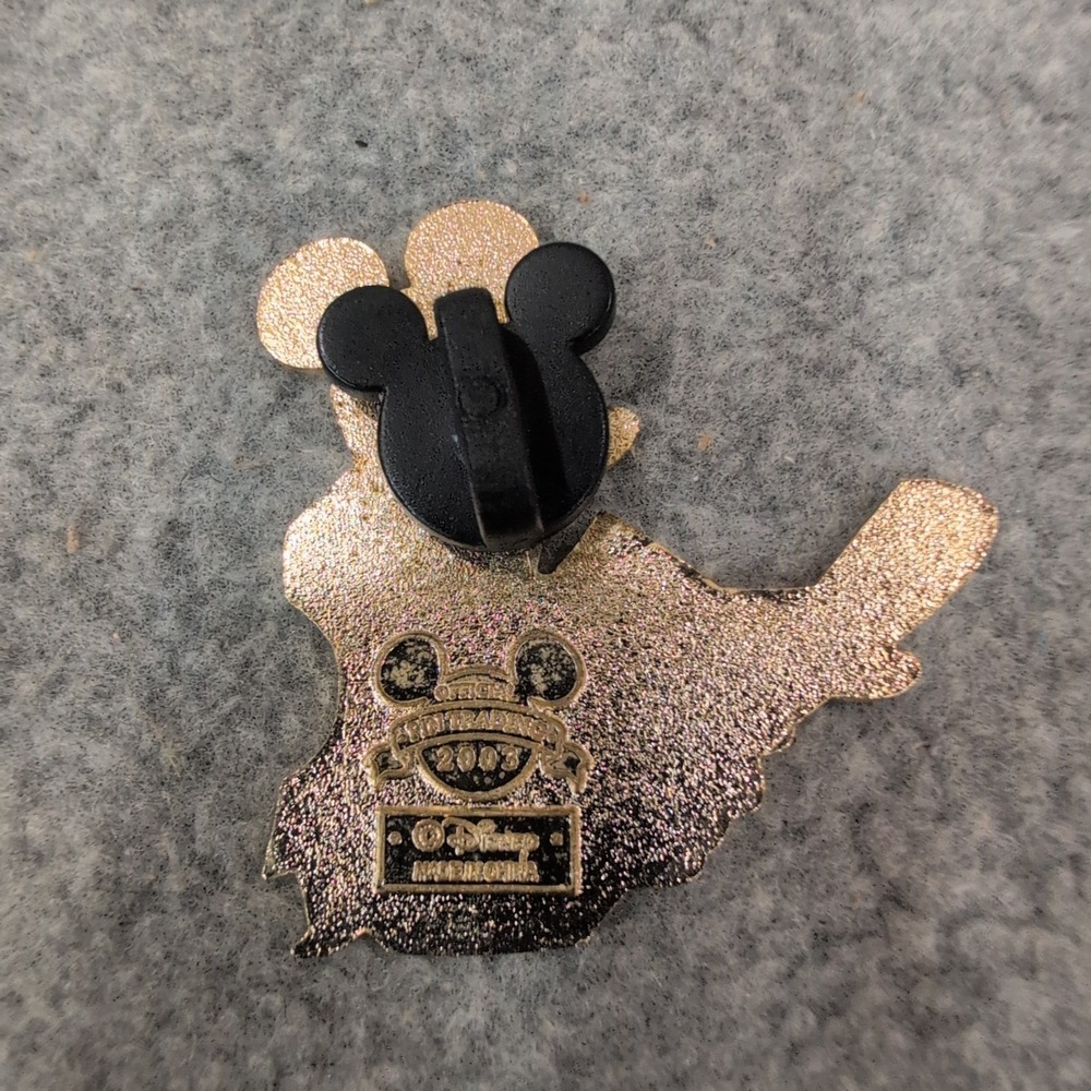 Disney Pin 2003 Donald Duck Tourist Mickey Ears Hat Map Trading Pin Enamel - Picture 3 of 4